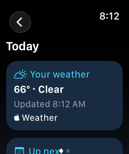 Today on your wrist on Apple Watch